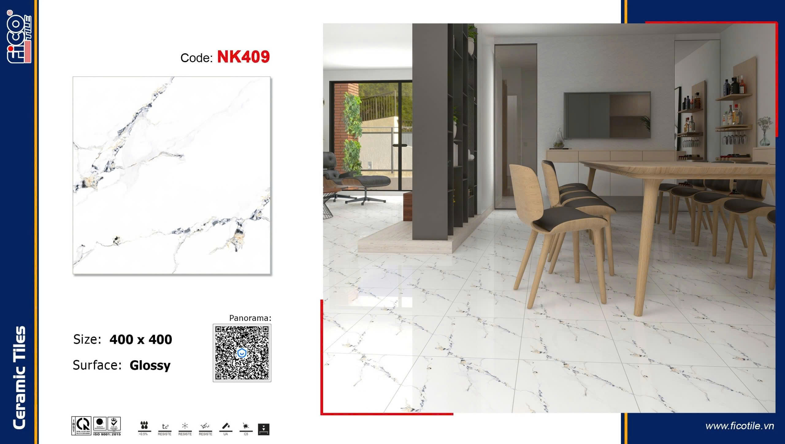 Gạch  lát nền KT60x60